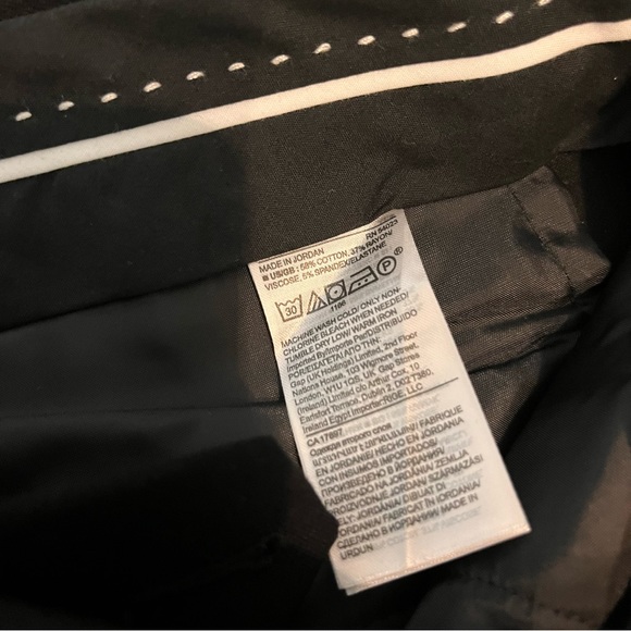 Banana Republic black suit pants Ryan fit size 6 - Picture 5 of 7